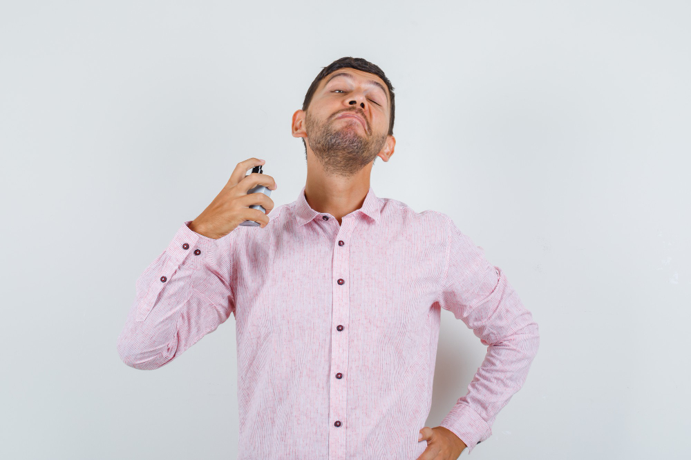 man die parfum opspuit